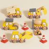 Set de 5 véhicules de chantier en bois FSC Le Toy Van Ambiance 8