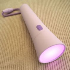 Lampe torche pour enfant lila