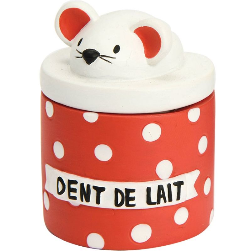 Boîte à dents BB moderne rouge Amadeus Les Petits