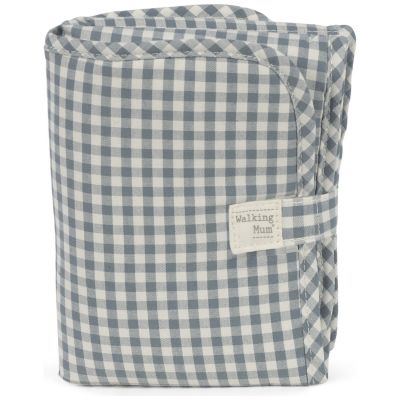 Tapis à langer Praliné Vichy Matcha