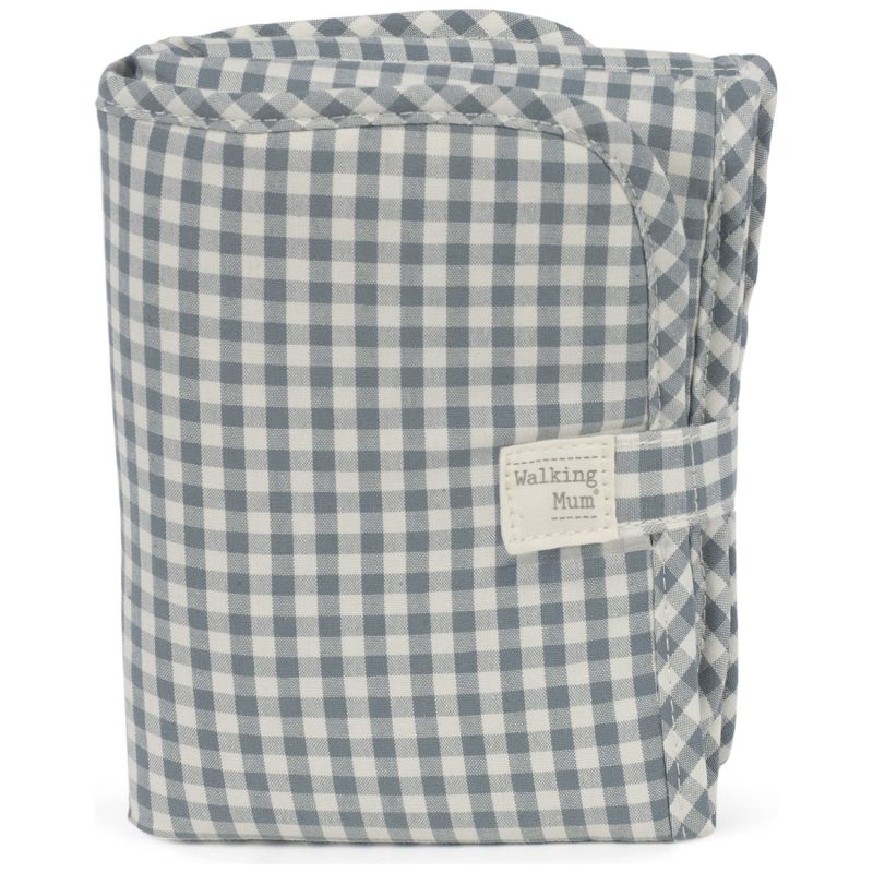 Tapis à langer Praliné Vichy Matcha Walking Mum Produit 1