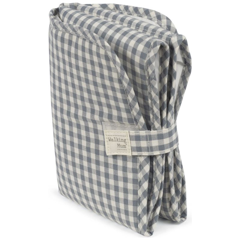 Tapis à langer Praliné Vichy Matcha Walking Mum Produit 3