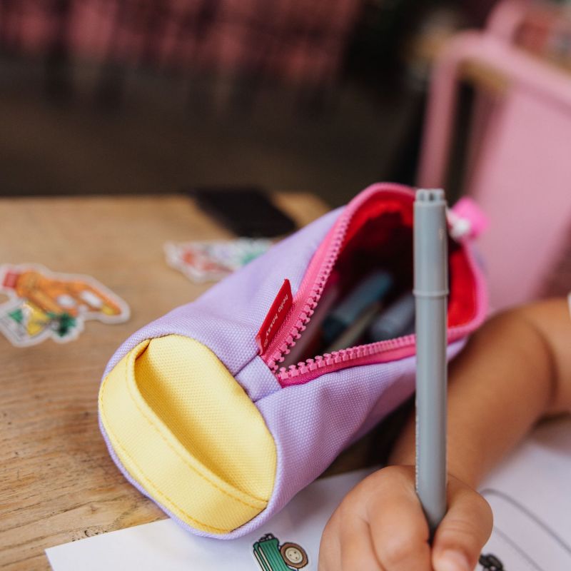 Trousse simple compartiment Mini Mauve Hello Hossy Ambiance 8