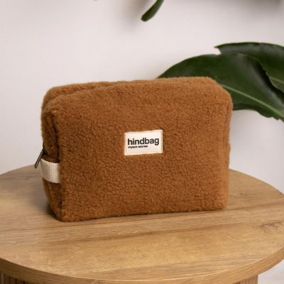 Trousse de toilette Leon Teddy Brun