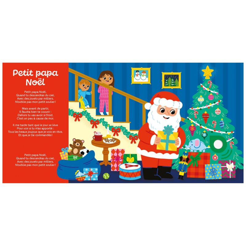 Livre Mes premiers sonores Mes chansons de Noël Auzou Editions Produit ouvert 2