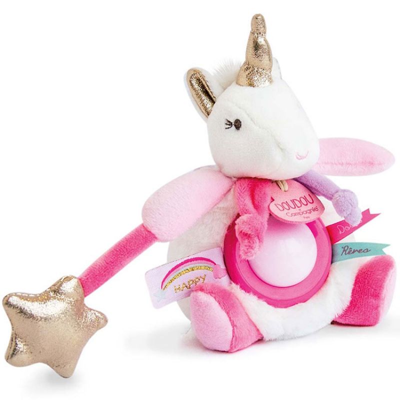 Doudou veilleuse Ma jolie licorne Doudou et Compagnie