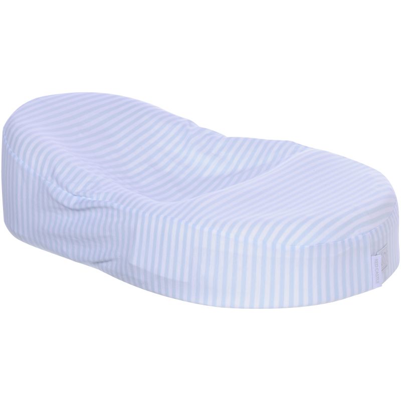 Drap housse jersey rayé ciel pour COCOONaBABY Red Castle
