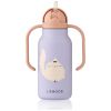 Gourde isotherme Kimmie Cat Warm Lilac (250 ml) Liewood Produit ouvert 3