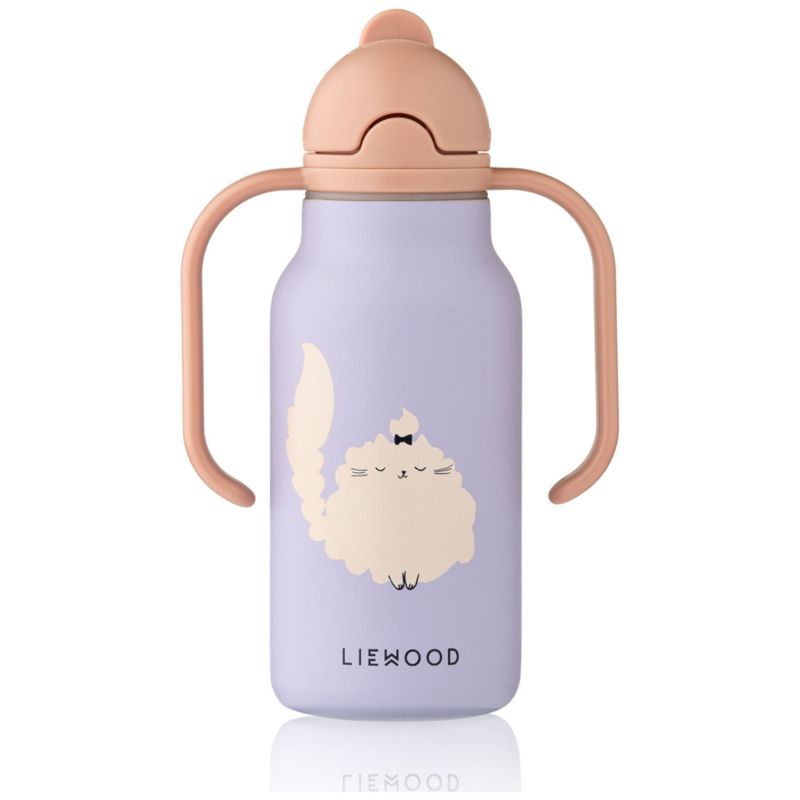 Gourde isotherme Kimmie Cat Warm Lilac (250 ml) Liewood Produit 1