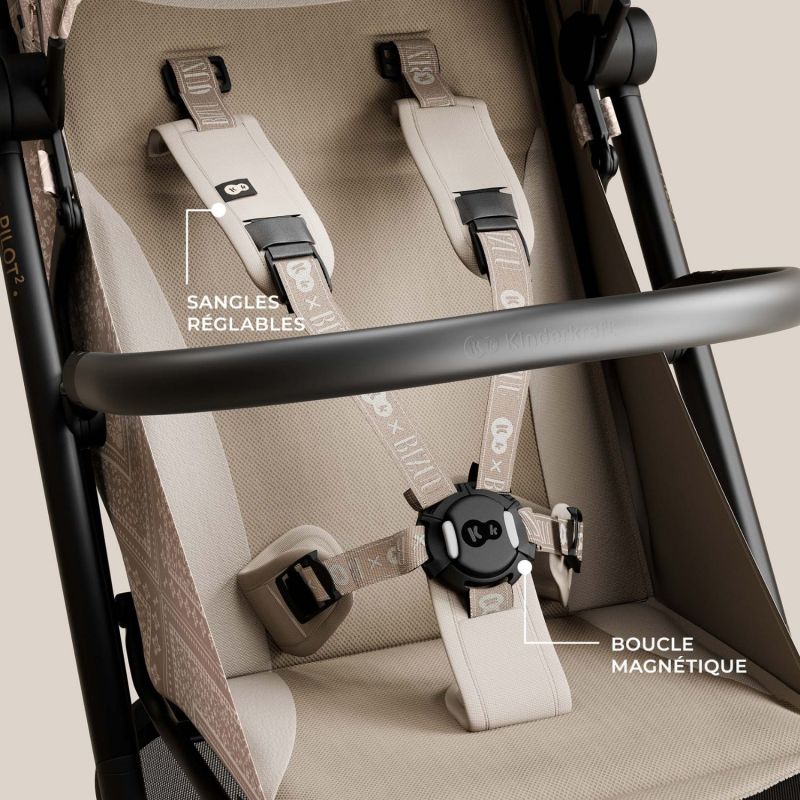 Poussette cabine Pilot 2 x Bizuu Dune Whisper Kinderkraft Ambiance 2