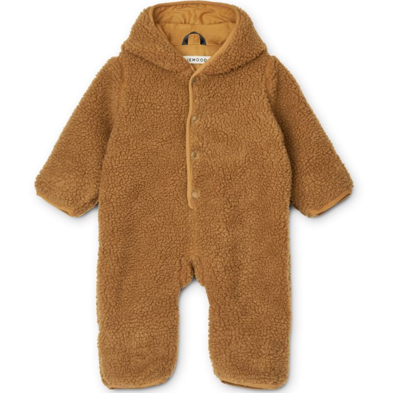 Combinaison Fraser Baby Pile golden caramel (68 cm) Liewood