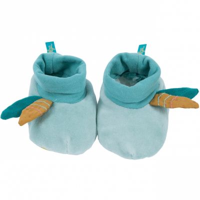 Chaussons bleus Le voyage d'Olga Moulin Roty