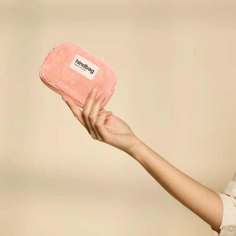 Porte-monnaie Lili en éponge Rose Hindbag Ambiance 2