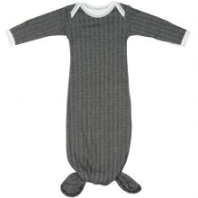 Pyjama chaud pingouin Cottage gris foncé (0-3 mois)  par Juddlies
