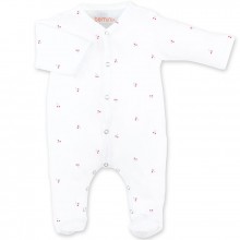 Pyjama léger cerise Jelly (0-1 mois : 50 cm)  par Bemini