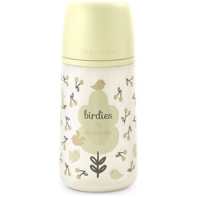 Biberon tétine SXPro M Birdies Beige (270Ml) Suavinex