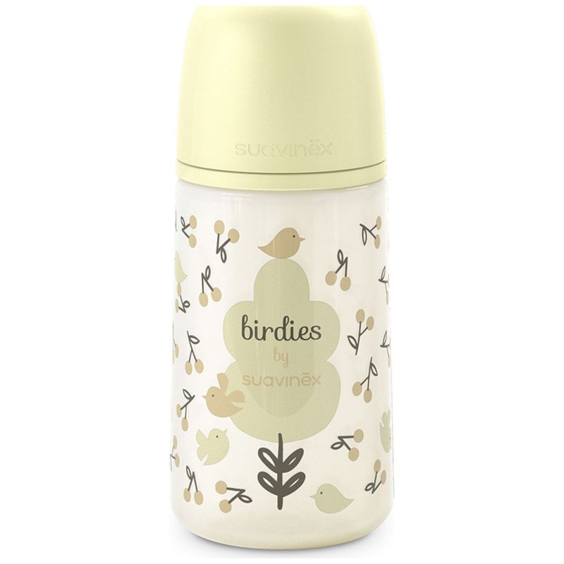 Biberon tétine SXPro M Birdies Beige (270Ml) Suavinex Produit 1