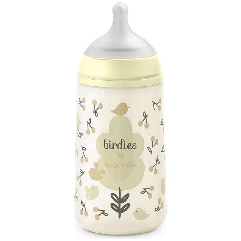 Biberon tétine SXPro M Birdies Beige (270Ml) Suavinex Produit 3