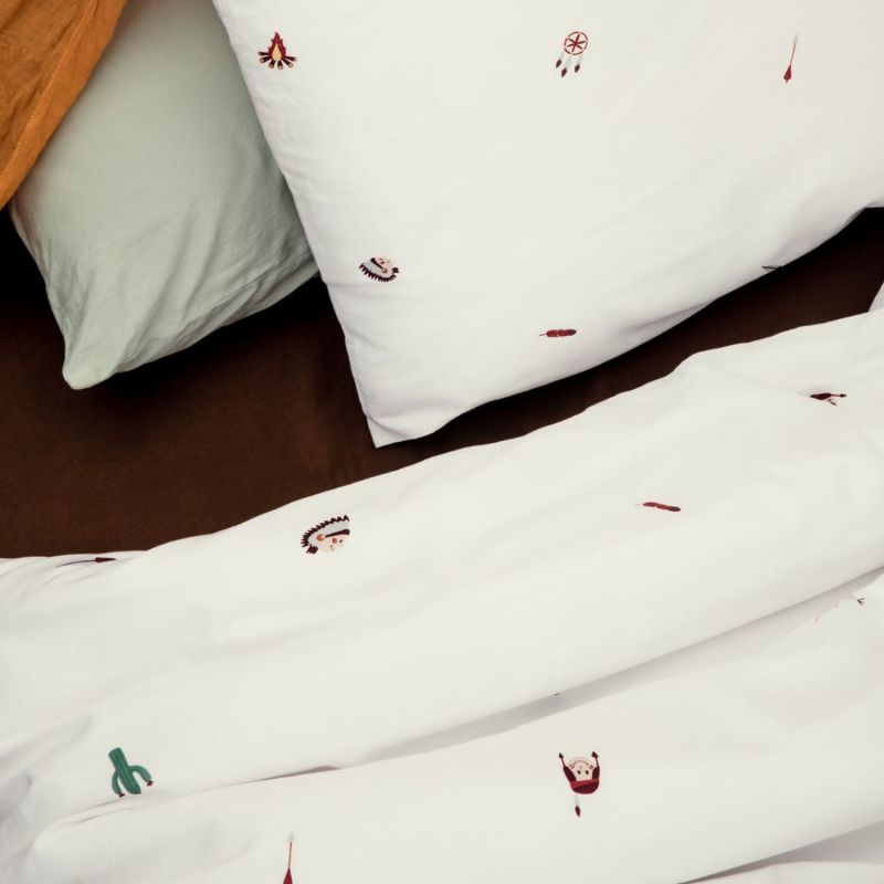 Housse de couette en coton bio Petit Plume (140 x 200 cm) Kadolis Ambiance 7