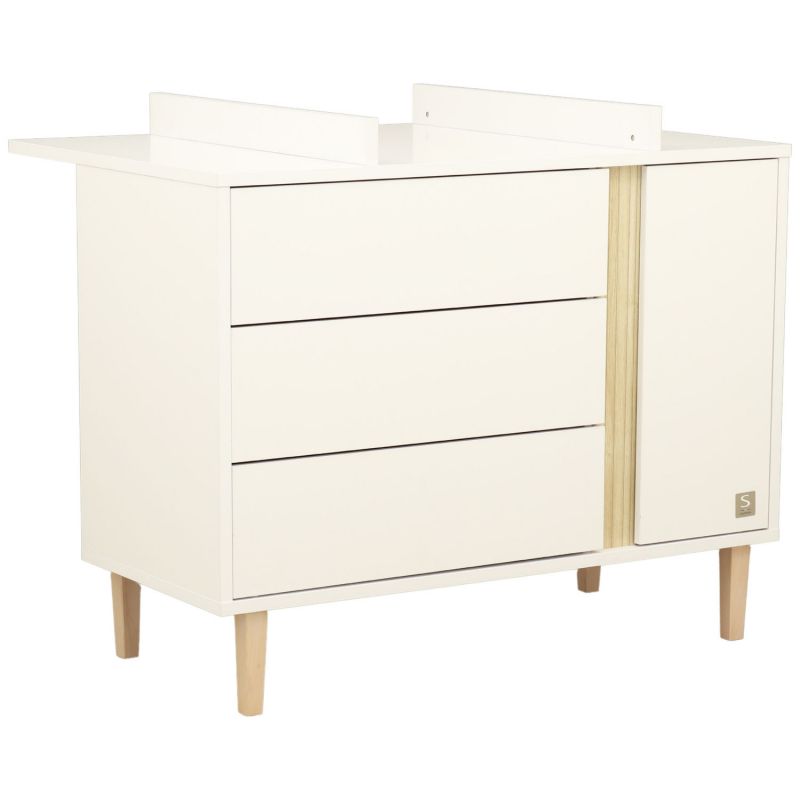 Plan à langer pour commode 3 tiroirs et 1 porte Paloma Sauthon mobilier Produit 3