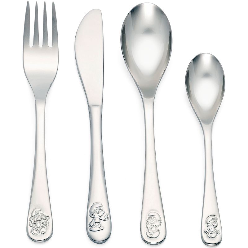 Coffret couverts Les Schtroumpfs (4 pièces) Zilverstad