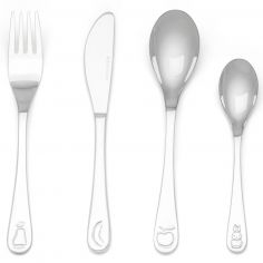 Coffret couverts Miffy fruit personnalisable (4 pièces) - Zilverstad