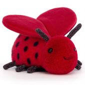 Peluche Loulou Love Coccinelle (13 cm)