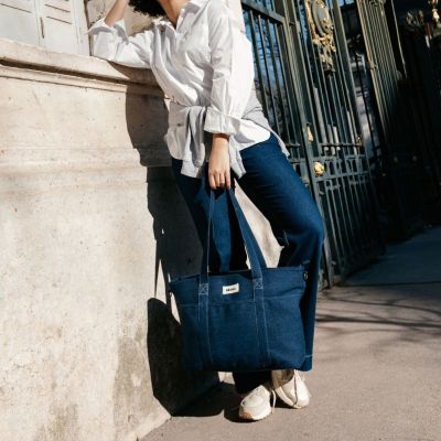 Sac à langer Madrid Denim (48x14 cm)