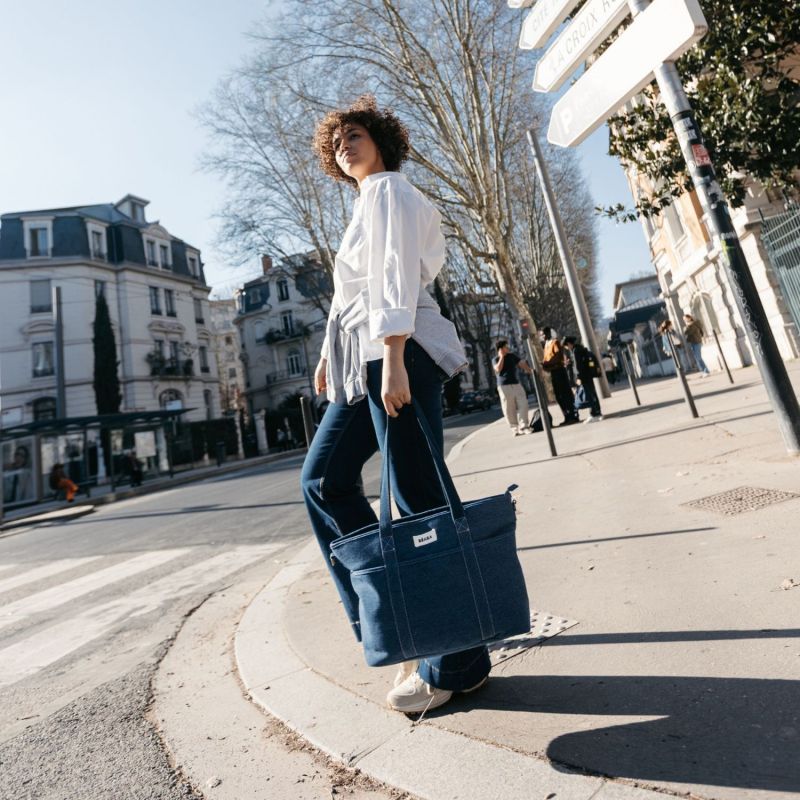 Sac à langer Madrid Denim (48x14 cm) Béaba Ambiance 4