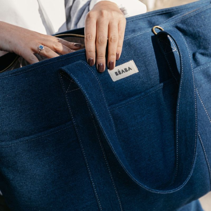 Sac à langer Madrid Denim (48x14 cm) Béaba Ambiance 7