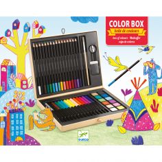 Boîte de couleurs pour dessiner, colorier et peindre