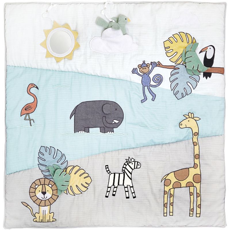 Tapis d'éveil réversible Safari aden + anais
