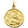 Médaille Ange Raphaël personnalisable (or jaune 18 carats) - Maison Augis