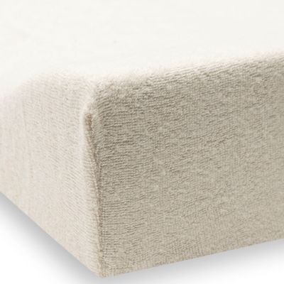 Lot de 2 housses de matelas à langer en éponge Hazel-Oatmeal (50 x 70 cm)