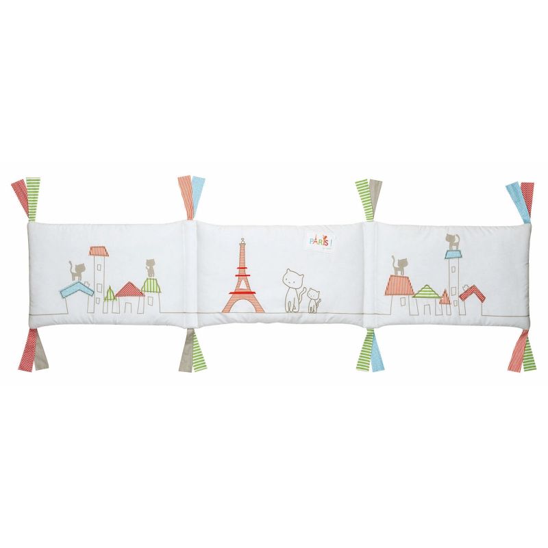 Tour de lit réversible Paris (pour lits 60x120 ou 70x140cm) Candide
