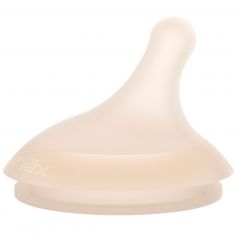 Lot de 2 tétines anti-colique pour biberon Zerø.Zerø Débit Rapide - L Light - Suavinex