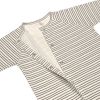 Pyjama léger en coton bio Cozy Colors Wear rayé gris (3-6 mois)  par Lässig 