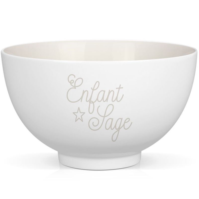 Bol en porcelaine Enfant sage Créa Bisontine