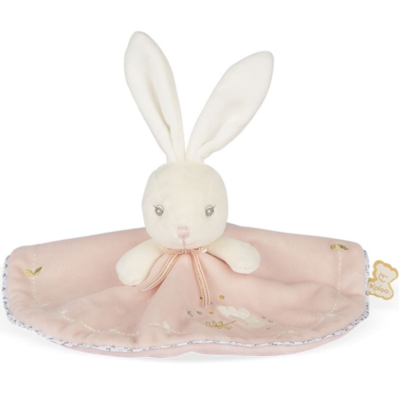 Doudou plat Perle lapinou rose (20 cm) Kaloo