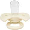 Sucette orthodontique en silicone Binky Bow Oat White (0 mois et +) Elodie Details Produit 3