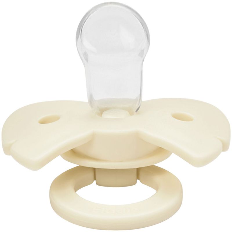 Sucette orthodontique en silicone Binky Bow Oat White (0 mois et +) Elodie Details Produit 3