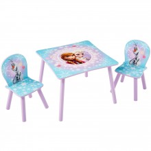 Ensemble table et 2 chaises La Reine des Neiges  par Worlds Apart