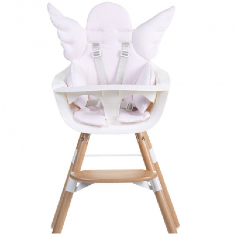 Coussin de chaise haute Ange rose clair Childhome