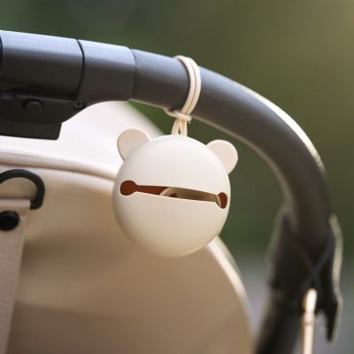 Range sucette en silicone Warm Sand