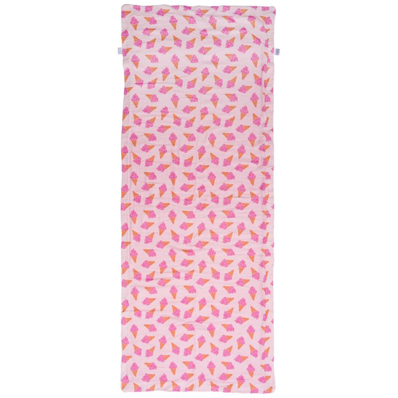 Serviette de plage bambou et gaze de coton blush et cornets de glace (80x160 cm) BB & Co Produit 2