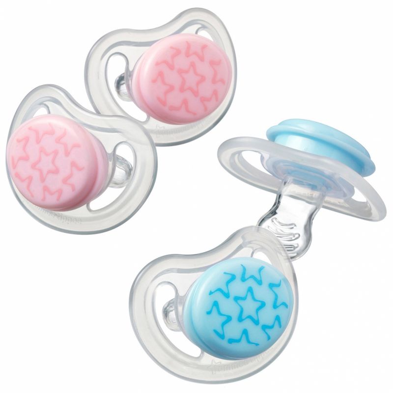 Lot de 2 sucettes anatomiques air Closer to Nature rose (0-3 mois)  Tommee Tippee