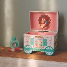 Boîte à bijoux musicale Roulotte enchantée