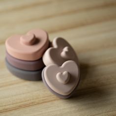 Tour coeurs à empiler en silicone