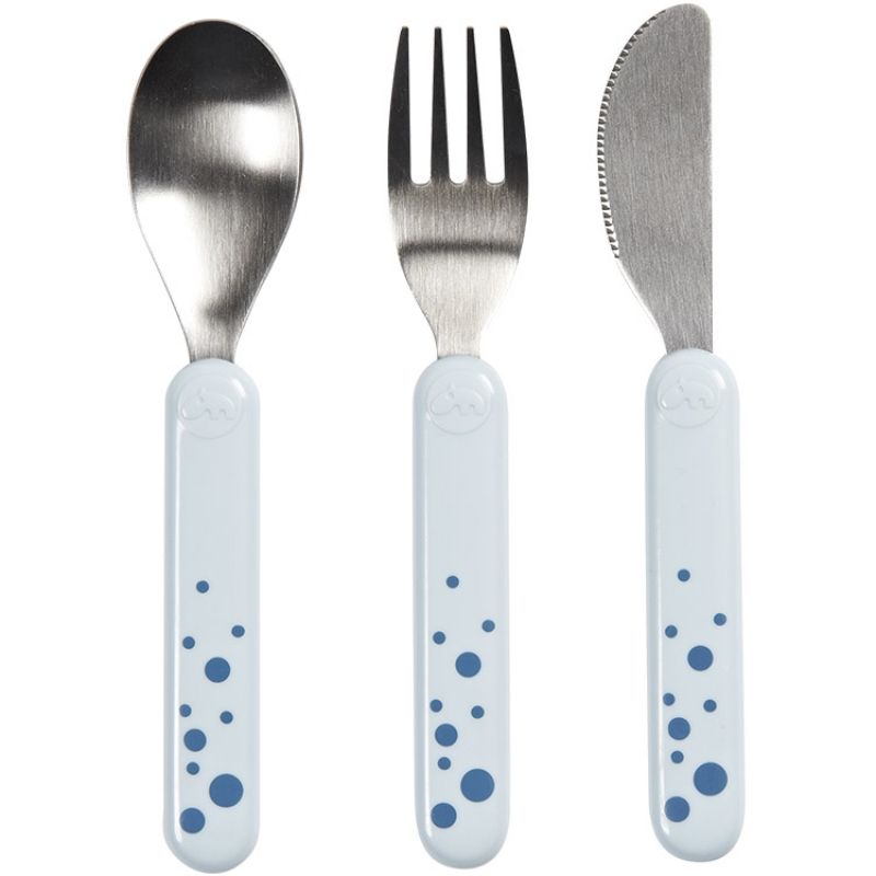 Set de 3 couverts Contour bleu Done by Deer