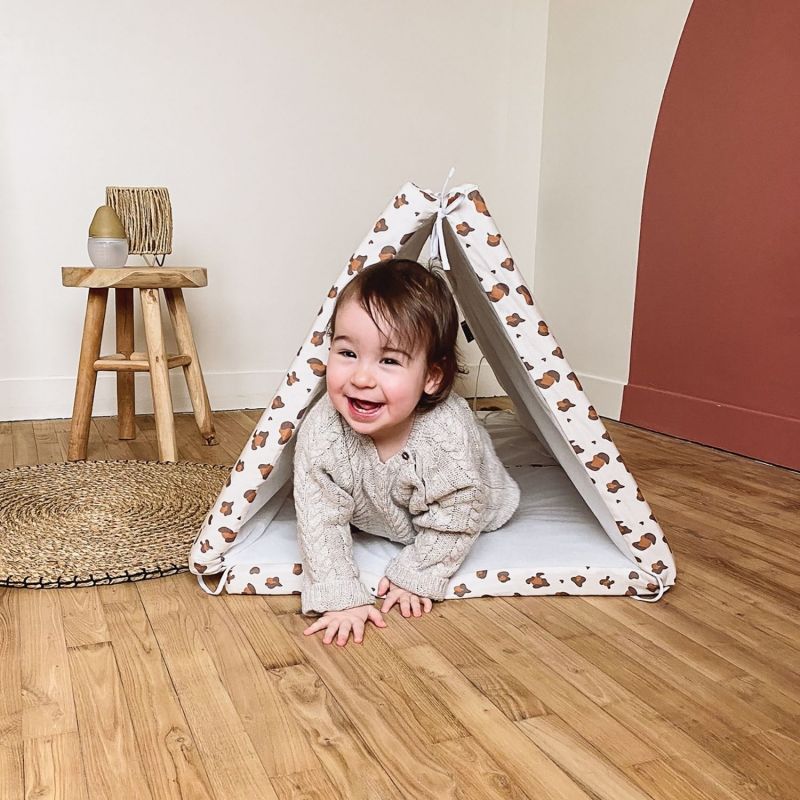 Tapis de motricité XL Léopard Candide Ambiance 9